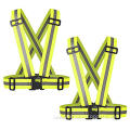 100% Polyester High Visibility Strap Vest